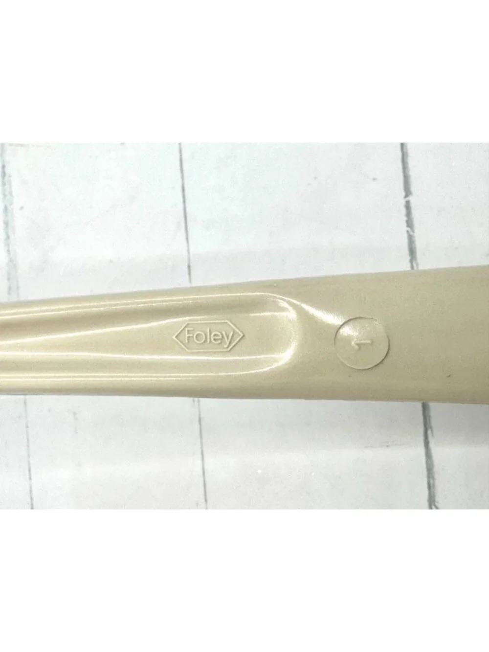 Foley Beige Plastic Rice Spoon With Hanging Hole For Kitchen Use